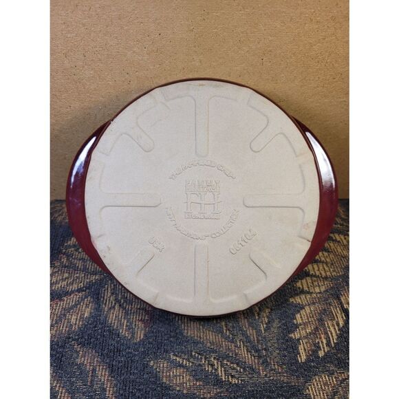 Pampered Chef Cranberry Deep Dish Stoneware Baker - Picture 3 of 6